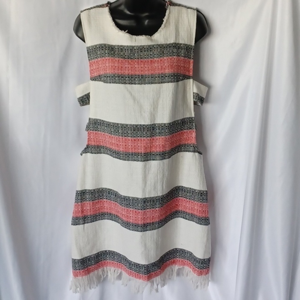 Dolce Vita Anthropologie Cut-Out Sides Zip Back Jeri Dress, cotton, lined